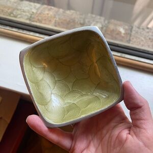 Handcrafted Olive Green Bowl